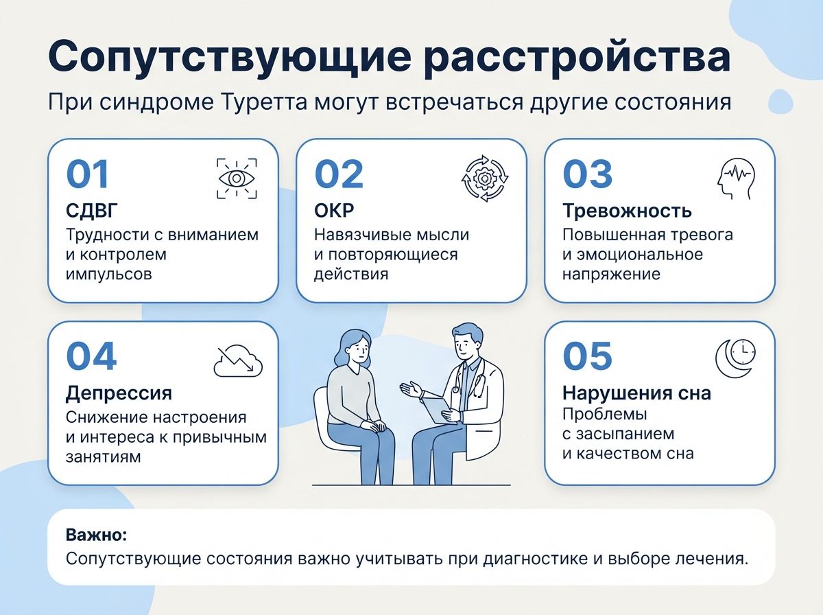 Лечение синдрома Туретта в Лесозаводске инфографика